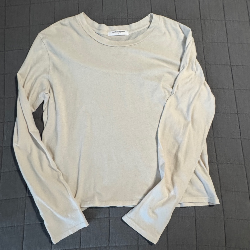 Perfect White tee Axel long sleeve tee